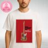 Dogs In A Pile Live Poster At Rocking The Docks In Lewes Delaware On June 19 2025 With Melting Dog Artwork Unisex T-Shirt