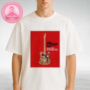Bruce Springsteen And The E Street Band San Sebastian 2025 Tour Poster In San Sebastian Spain At Estadio Reale Arena On June 24 2025 Unisex T-Shirt