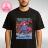 De La Soul Live at Hollywood Bowl in Los Angeles CA on June 14 2025 Blue Note Jazz Festival Poster With Retro Flower Artwork Unisex T-Shirt