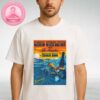 Dead And Company Live Poster At Sphere In Las Vegas NV In 2025 Featuring Skeleton Cowboys At Sunset Unisex T-Shirt