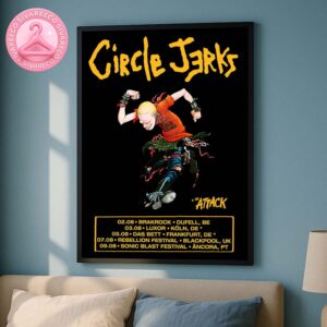 Circle Jack Europe And The UK 2025 Dates And Locations Home Decor Poster Canvas