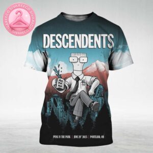 Descendents Live Show Poster At Punk In The Park In Portland OR On June 28 2025 All Over Print Shirt