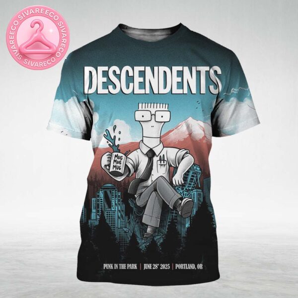 Descendents Live Show Poster At Punk In The Park In Portland OR On June 28 2025 All Over Print Shirt