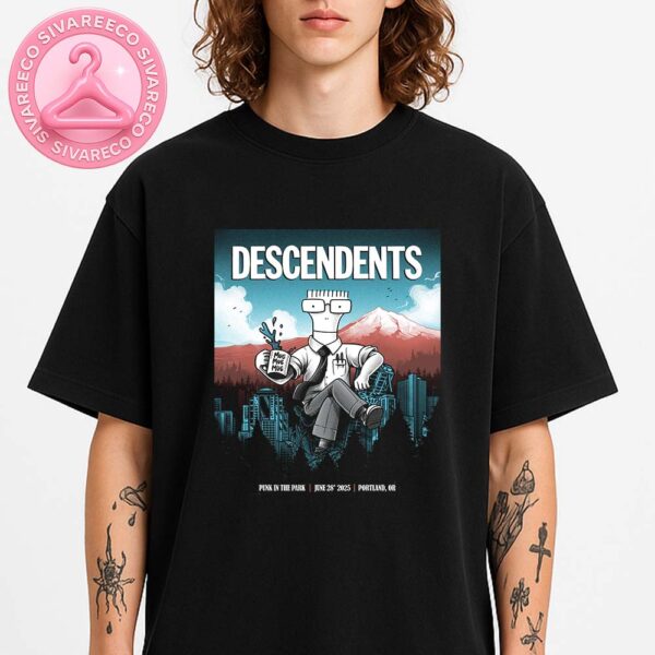 Descendents Live Show Poster At Punk In The Park In Portland OR On June 28 2025 Unisex T-Shirt