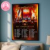 Metallica M72 Charlotte Poster For Tonight At Bank of America Stadium In Charlotte NC On May 31 2025 Skull Art with Third Eye Home Decor Poster Canvas