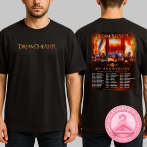 Dream Theater 40th Anniversary European Tour Summer 2025 Dates And Locations Two Sides Unisex T-Shirt