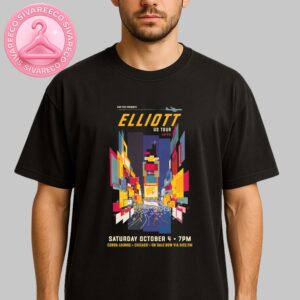 Elliott Us Tour 2025 At Cobra Lounge In Chicago On Saturday October 4 2025 Unisex T-Shirt