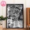 Drivin N Cryin 40th Anniversary Tour Poster At Tuffy’s Music Box Sanford FL June 25 2025 Home Decor Poster Canvas
