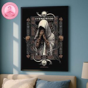 Eyehategod Live At Backstage Club In Munich Jun 11 2025 Poster Artwork Home Decor Poster Canvas