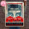 Dunk!Fest 2025 At Chinastraat In Ghent, Belgium – Floral Skull And Birds Festival Artwork Home Decor Poster Canvas
