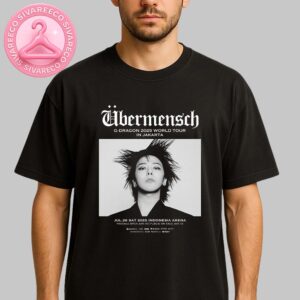 G-Dragon Übermensch World Tour 2025 Poster Jakarta Concert At Indonesia Arena Unisex T-Shirt