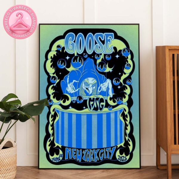 Goose Live Show Poster At Madison Square Garden In New York City NY On June 28 2025 Home Decor Poster Canvas