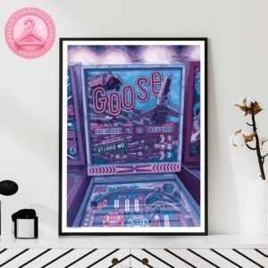 Goose Night 2 Pop-Up Shop Poster For The Factory In St Louis Mo On June 10th And 11th 2025 Purple Version Home Decor Poster Canvas