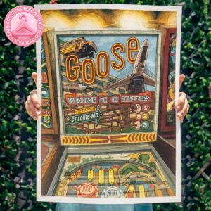 Goose Night 2 Show Pop-Up Shop Poster For The Factory In St Louis Mo On June 10th And 11th 2025 Home Decor Poster Canvas