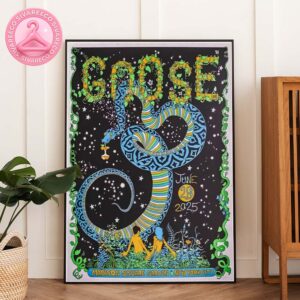 Goose Official Tour Poster At Madison Square Garden In New York City On June 28 2025 Home Decor Poster Canvas