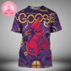 Goose Poster At Jacobs Pavilion In Cleveland Ohio On June 18 And 20 2025 Featuring Cyberpunk Cardinal Bird In Purple Forest All Over Print Shirt