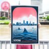 Goose Poster At Jacobs Pavilion In Cleveland Ohio On June 18 And 20 2025 With Red Cardinal Artwork In Neon Purple Twilight Forest Scene Home Decor Poster Canvas