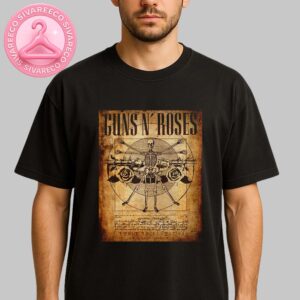 Guns N Roses Firenze Rocks Festival Music Show Poster In Florence IT June 12 2025 Unisex T-Shirt