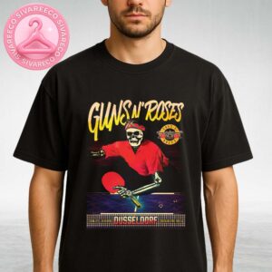 Guns N Roses Live Poster At Merkur Spiel Arena In Düsseldorf Germany On June 18 2025 Unisex T-Shirt