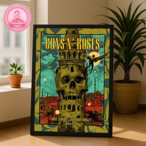 Guns N Roses Show At Tupras Stadium In Istanbul Turkey On June 2nd 2025 Home Decor Poster Canvas