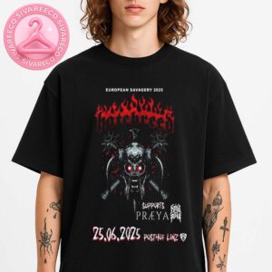 Hatebreed European Savagery Tour Poster At Posthof Linz Austria June 25 2025 Unisex T-Shirt