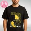 Goose Poster At Jacobs Pavilion In Cleveland Ohio On June 18 And 20 2025 With Red Cardinal Artwork In Neon Purple Twilight Forest Scene Unisex T-Shirt