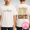 Iron Maiden Run For Your Lives World Tour 2025 United Kingdom Event Tee Tour Dates Biker Eddie Breaks Through The Wall Two Sides Unisex T-Shirt