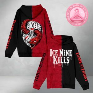 Ice Nine Kills Spencer Goes To Hell Split Dye All Over Print Hoodie