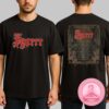 Fit For A King The Lonely God Tour 2025 Poster With Gothic Red Black Artwork And Full US Tour Dates Unisex T-Shirt