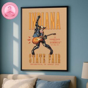 Indiana State Fair Music Show Poster For Indianapolis Indiana USA At Indiana State Fair On August 2025 Home Decor Poster Canvas