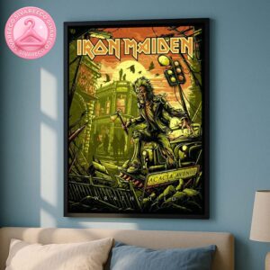 Iron Maiden Is Playing On June 5 2025 At E.C. Dahls Arena In Trondheim Norway Home Decor Poster Canvas