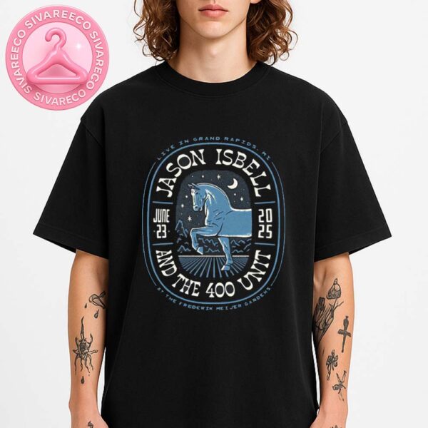 Jason Isbell And The 400 Unit T Shirt At Meijer Gardens In Grand Rapids MI On June 23 2025 Unisex T-Shirt