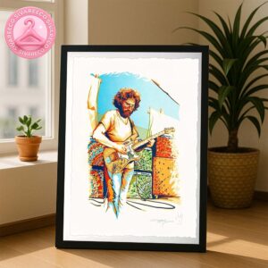 Jerry Garcia Alligator Portrait Art Print Home Decor Poster Canvas