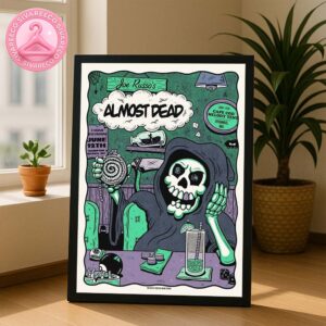 Joe Russo’s Almost Dead Music Show Poster For Hampton Beach New Hampshire USA And Hyannis Massachusetts USA On June 12 And 13 2025 Home Decor Poster Canvas