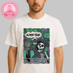 Joe Russo’s Almost Dead Music Show Poster For Hampton Beach New Hampshire USA And Hyannis Massachusetts USA On June 12 And 13 2025 Unisex T-Shirt