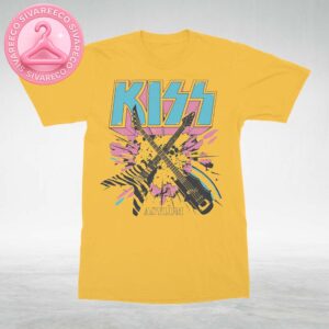 KISS Asylum Guitars Yellow Tee Unisex T-Shirt