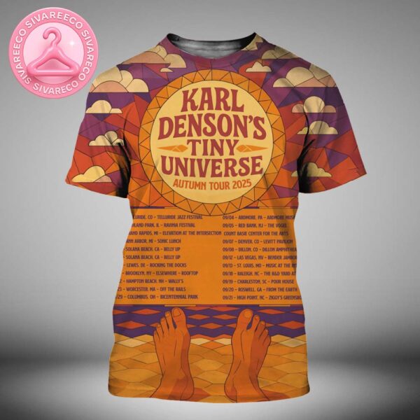 Karl Denson Tiny Universe Autumn Tour 2025 List Dates And Locations All Over Print Shirt