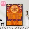 King Gizzard And The Lizard Wizard Fan Meet Poster At Bee Bod Cafe On June 8th And 10th 2025 Home Decor Poster Canvas