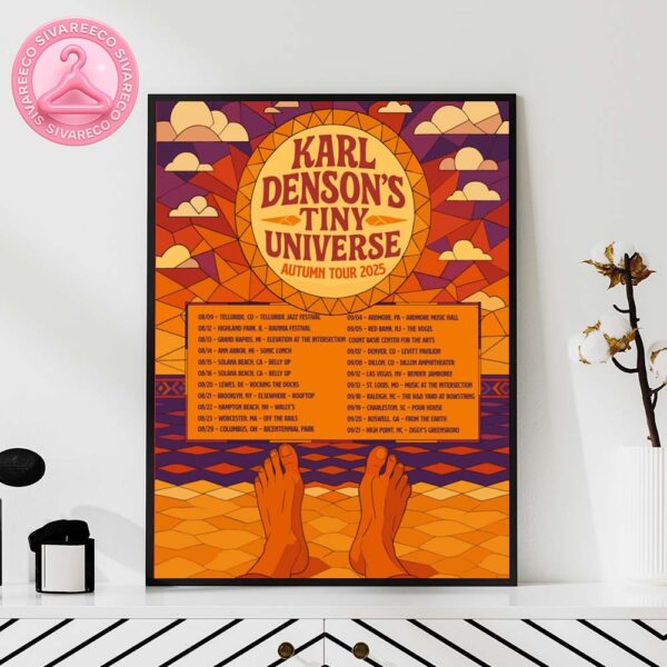 Karl Denson Tiny Universe Autumn Tour 2025 List Dates And Locations Home Decor Poster Canvas