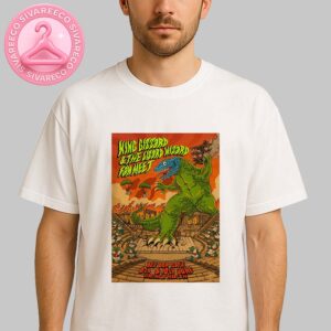 King Gizzard And The Lizard Wizard Fan Meet Poster At Bee Bod Cafe On June 8th And 10th 2025 Unisex T-Shirt