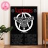 Lágrimas US Tour 2025 Poster With Black Crow And Butterfly Artwork Across 30 Cities In The United States Home Decor Poster Canvas