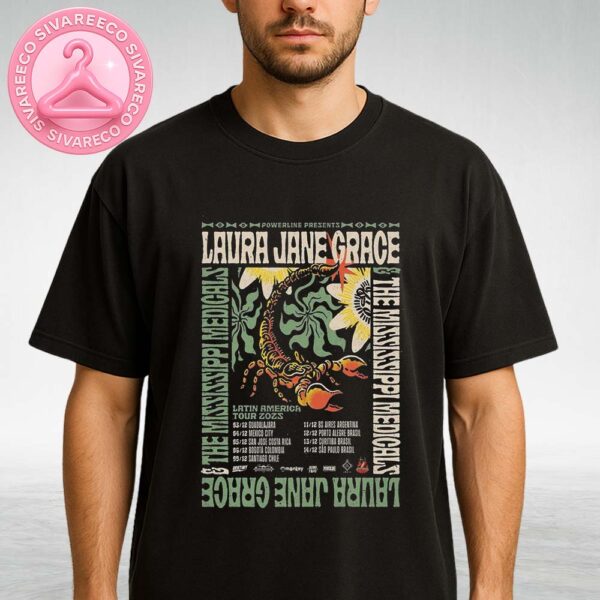 Laura Jane Grace And The Mississippi Medicals Latin America Tour 2025 With First Show In Guadalajara Mexico On December 3 Unisex T-Shirt