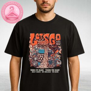 Let’s Go Music Fest 2025 Dates And Locations At Annapolis MD – Melting Beer Can Anniversary Artwork Unisex T-Shirt
