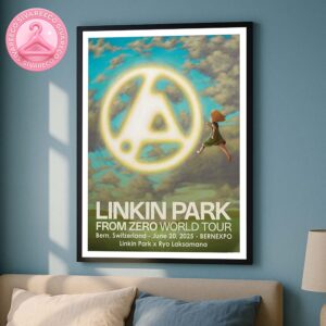 Linkin Park At Bernexpo In Bern Switzerland On June 20 2025 From Zero World Tour Dreamlike Artwork By Ryo Laksamana Home Decor Poster Canvas