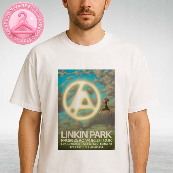 Linkin Park At Bernexpo In Bern Switzerland On June 20 2025 From Zero World Tour Dreamlike Artwork By Ryo Laksamana Unisex T-Shirt