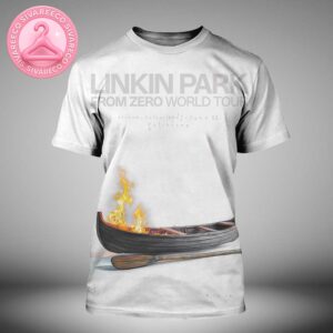 Linkin Park At GelreDome In Arnhem Netherlands On June 26 2025 From Zero World Tour Burning Viking Boat Artwork All Over Print Shirt