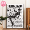 Linkin Park At GelreDome In Arnhem Netherlands On June 26 2025 From Zero World Tour Burning Viking Boat Artwork Home Decor Poster Canvas