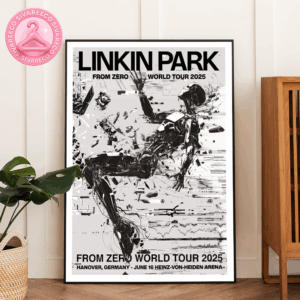 Linkin Park At Heinz Von Heiden Arena In Hanover Germany On June 16 2025 From Zero World Tour Cyberpunk Shattered Android Artwork Home Decor Poster Canvas