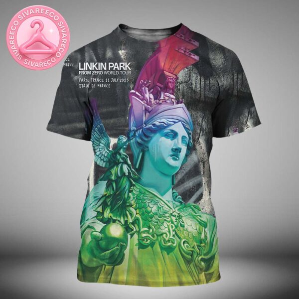 Linkin Park At Stade De France In Paris France On July 11 2025 From Zero World Tour Classical Graffiti Artwork All Over Print Shirt