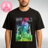 Linkin Park At Merkur Spiel Arena In Düsseldorf Germany On July 1 2025 From Zero World Tour Abstract Floral Artwork Unisex T-Shirt